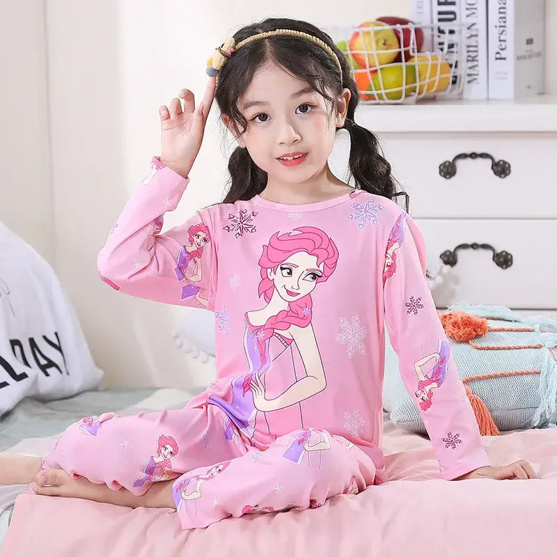 Pijama-Infantil-Pequena-Sereia-Ariel-Estilo-To-com-Sono-Pijamas