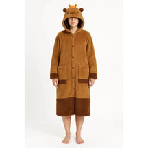Pijama Macacão Capivara Peluciado