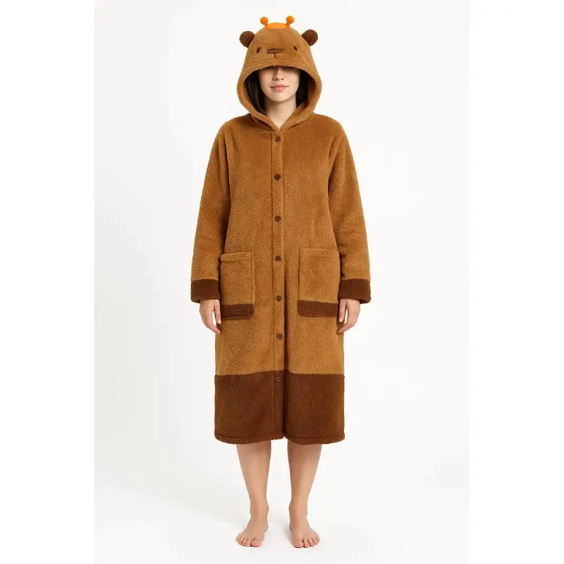 Pijama Macacão Capivara Peluciado