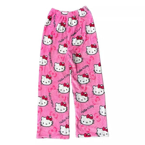 Calça Hello Kitty Pijama Peluciada