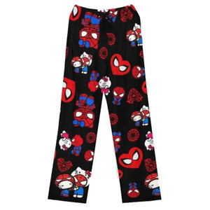 Calça Homem-Aranha e Hello Kitty Pijama