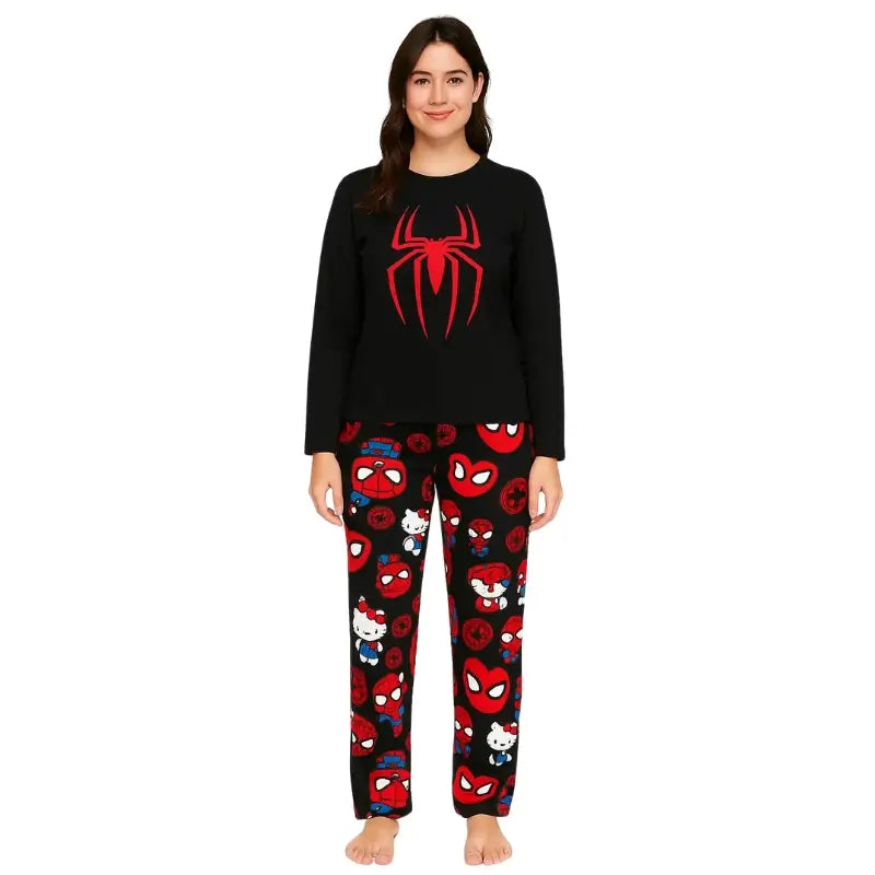 Calca_Homem-Aranha_e_Hello_Kitty_Pijama_To_Com_Sono_Pijamas