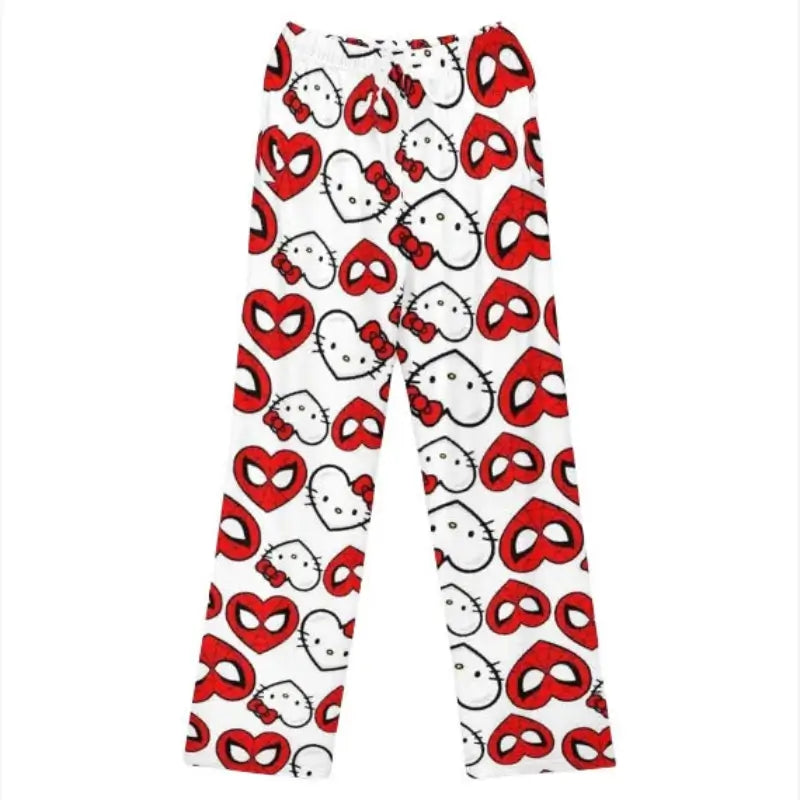 Calça Homem-Aranha e Hello Kitty Pijama To Com Sono Pijamas