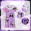 Camisola-Infantil-Kuromi-Conforto-Algodão-To-Com-Sono-Pijamas