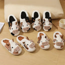 Pantufa Feminina Estampa de Vaca To Com Sono Pijamas