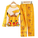 Pijama-Infantil-Pokémon-Pikachu-Alta-Qualidade-To-Com-Sono-Pijamas