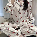 Pijama Americano Feminino Hello Kitty Branco TO Com Sono Pijamas