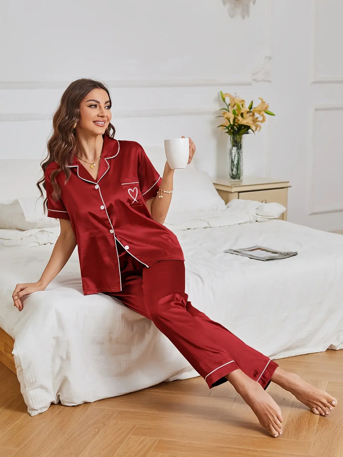 Pijama Americano Feminino Love To Com Sono Pijamas