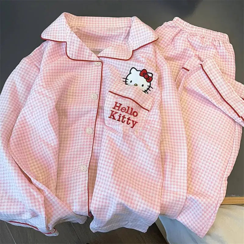 Pijama Feminino Hello Kitty Americano To Com Sono Pijamas