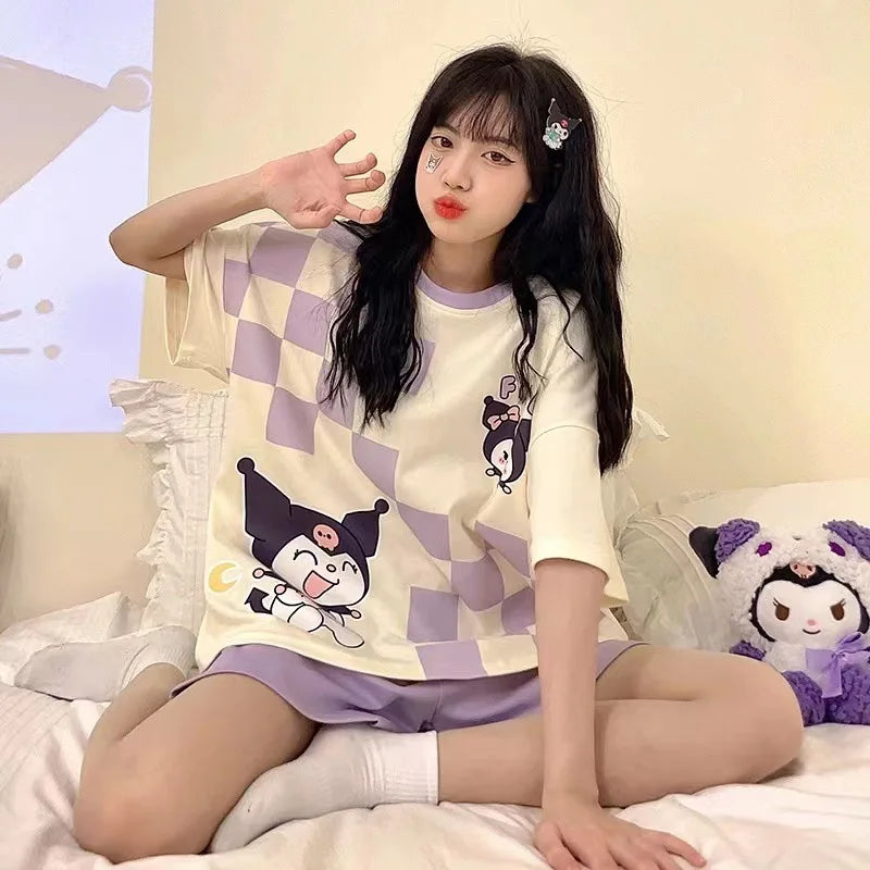 Pijama Feminino Kuromi TO Com Sono Pijamas