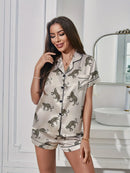 Pijama Feminino Leopardo tO coM sONO pIJAMAS