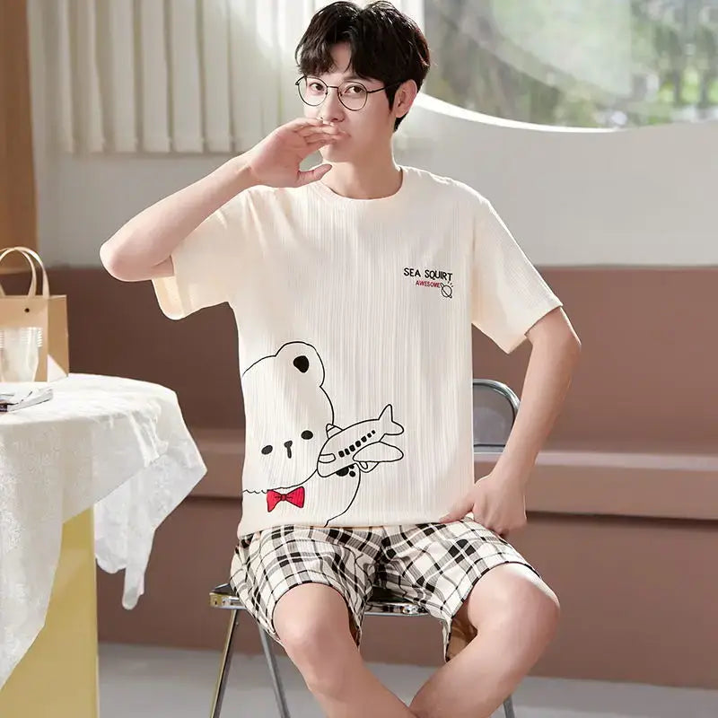 Pijama Masculino Soft de Algodao To Com Sono Pijamas