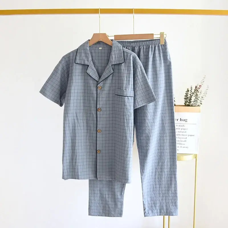 Pijama Masculino Xadrez de Algodao To Com Sono Pijamas