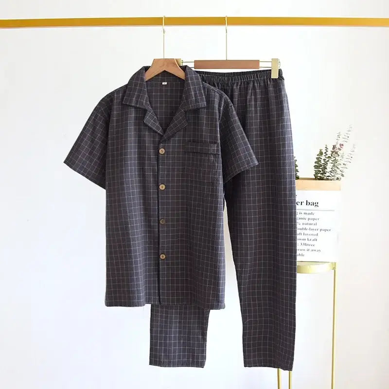 Pijama Masculino Xadrez de Algodao To Com Sono Pijamas