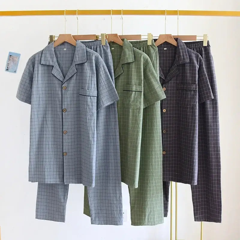 Pijama Masculino Xadrez de Algodao To Com Sono Pijamas
