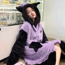 Roupao Pijama Kuromi To Com Sono Pijamas