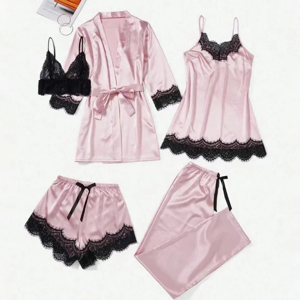 Pijama Feminino Veneza Kit Completo