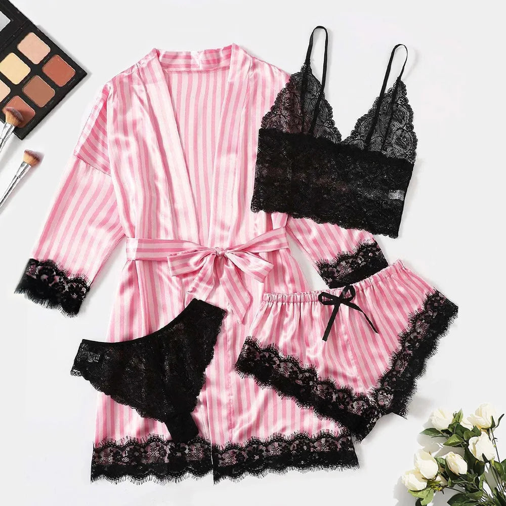 Pijama Feminino Florença Kit Completo