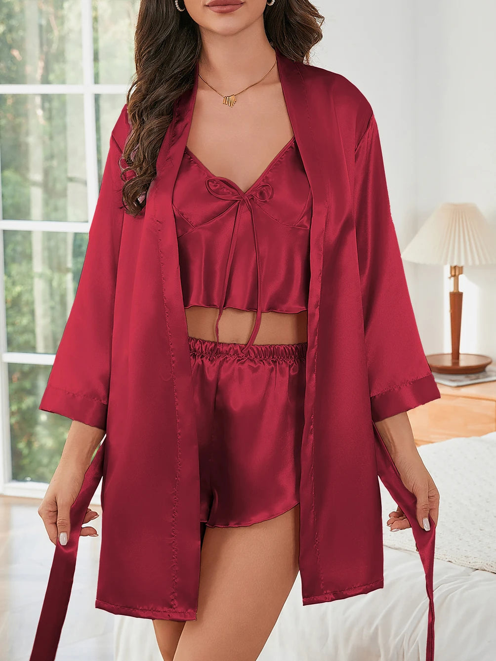 Pijama Feminino Milão Kit Completo