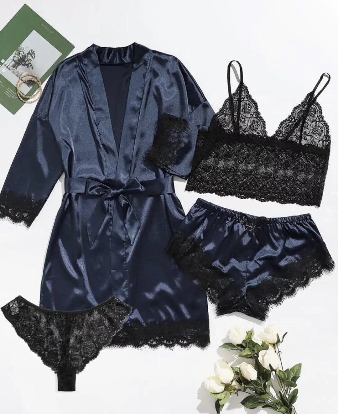 Pijama Feminino Florença Kit Completo