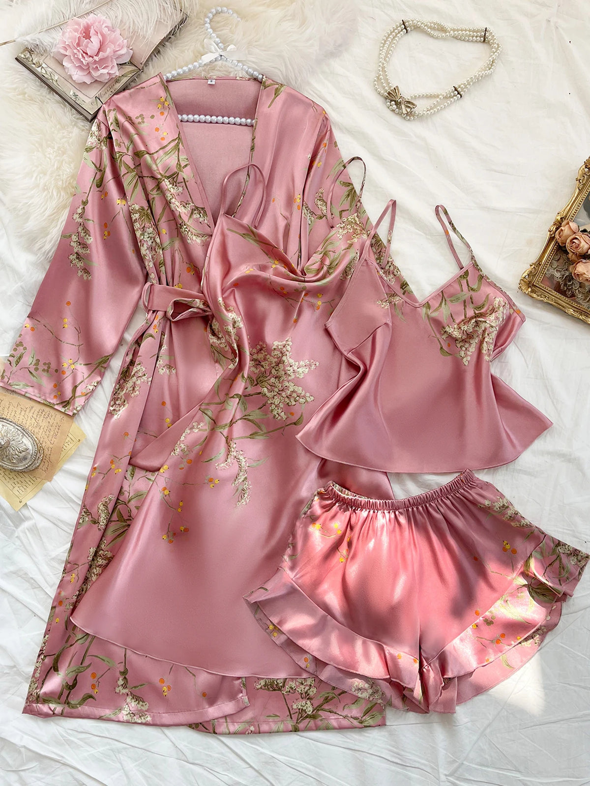 Pijama Feminino Budapeste Kit Completo