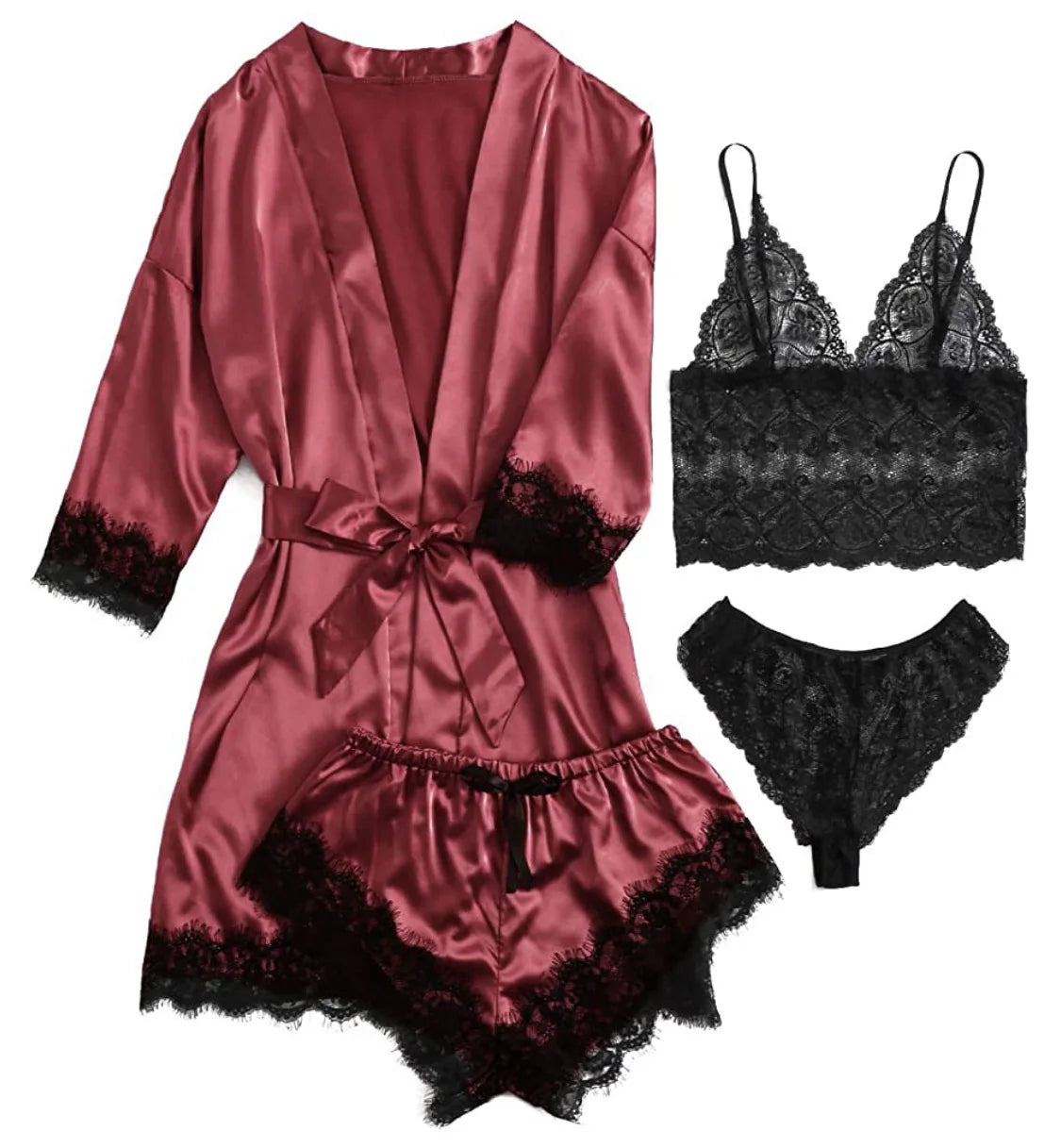 Pijama Feminino Florença Kit Completo