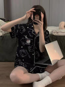 Pijama Curto Feminino Hello Kitty