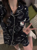 Pijama Curto Feminino Hello Kitty