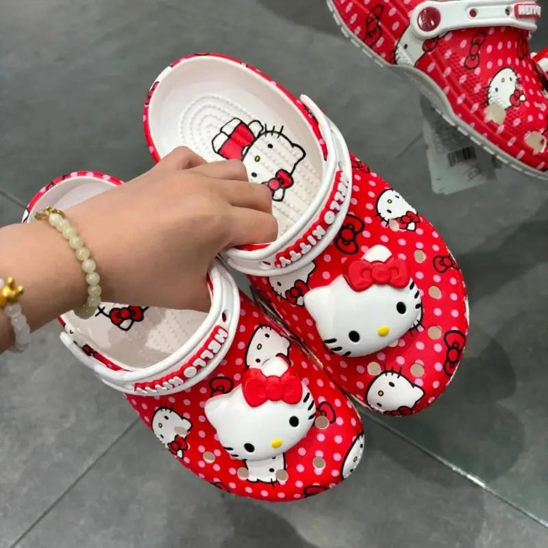 sandalia feminina	Hello Kitty To Com Sono Pijamas