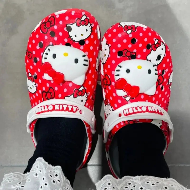 sandalia feminina	Hello Kitty To Com Sono Pijamas